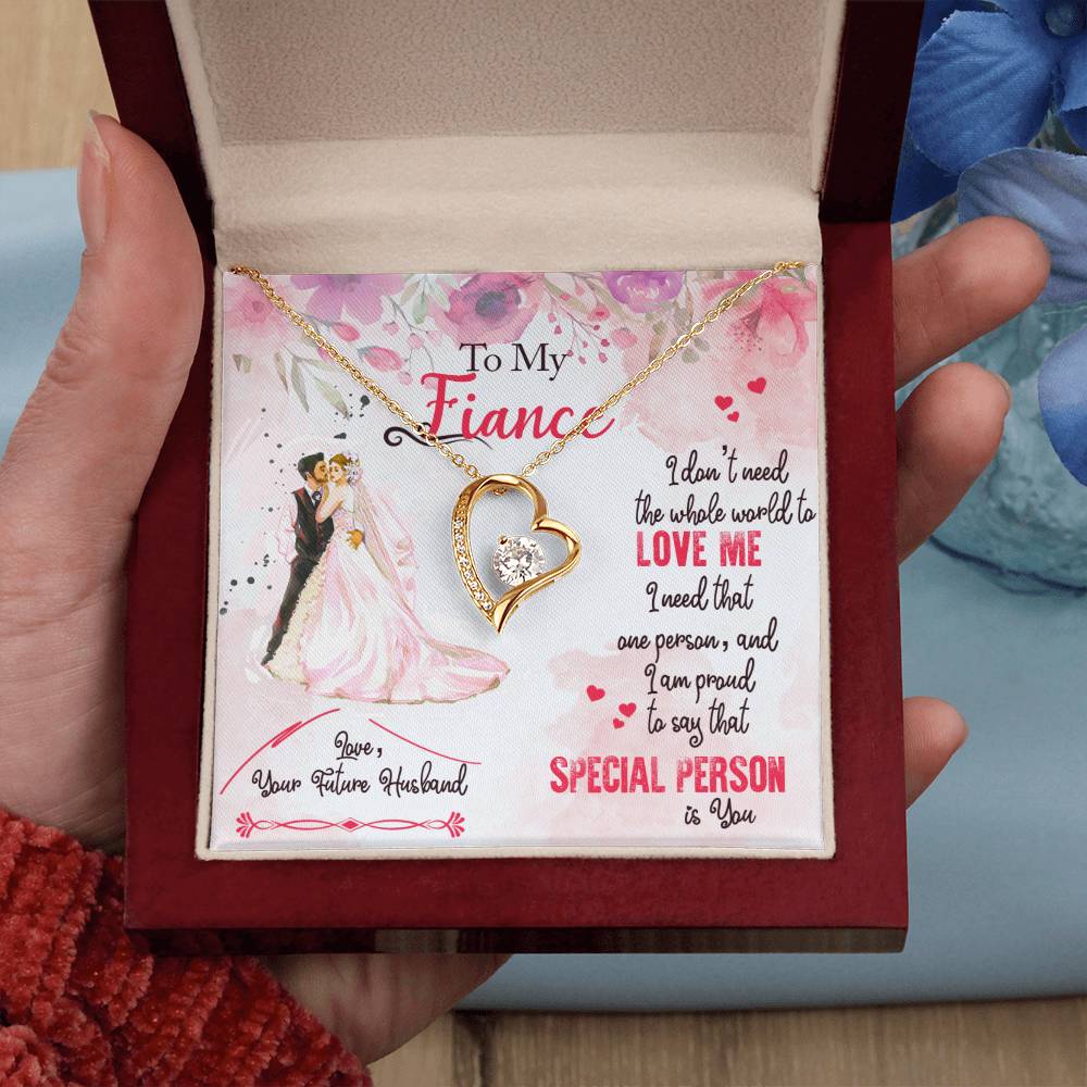 Everlasting Love Necklace for Fiancé