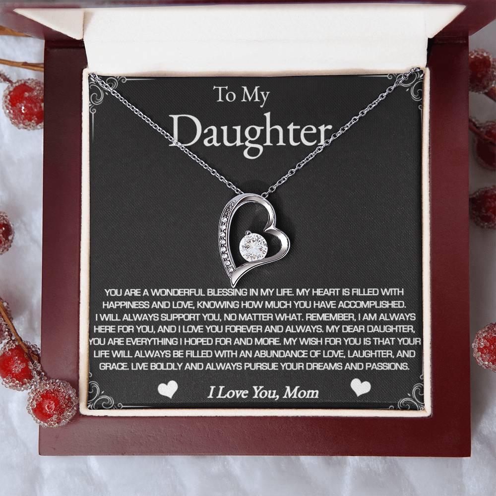 A Mother's Love Necklace To My Beautiful Daughter