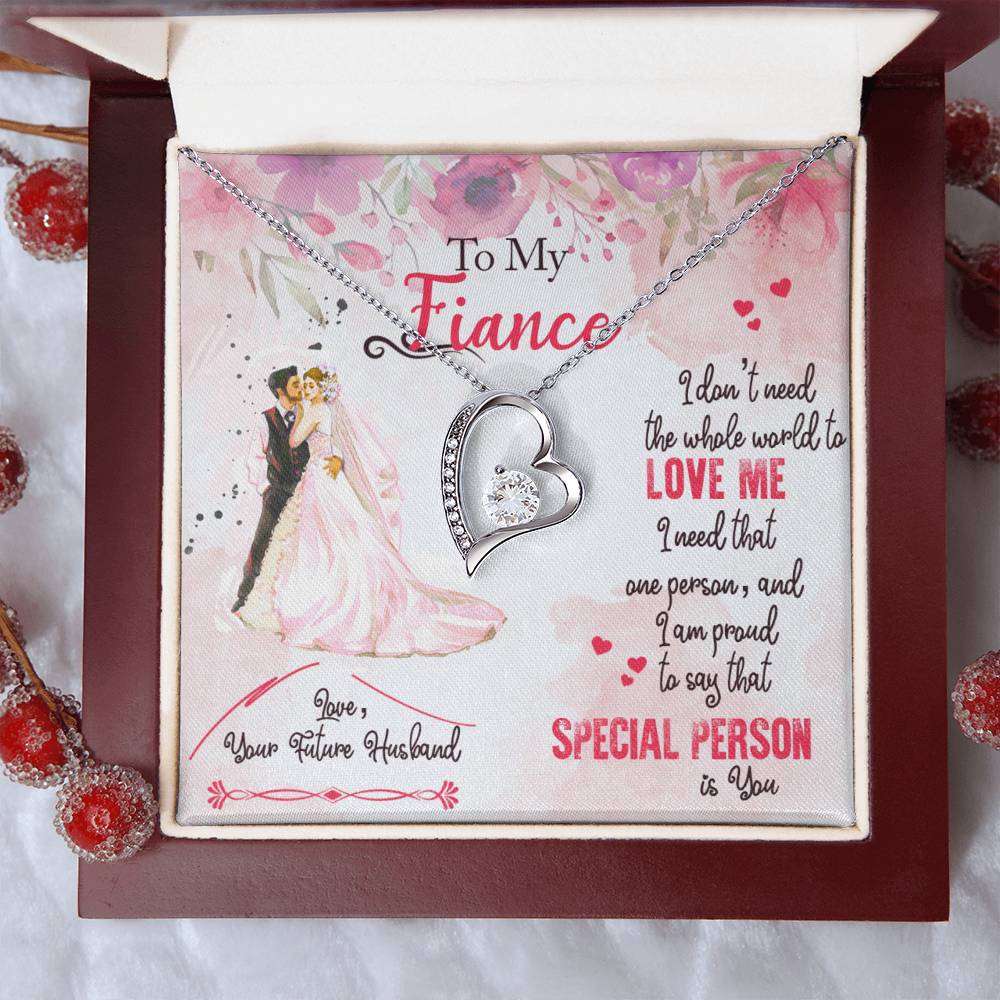 Everlasting Love Necklace for Fiancé