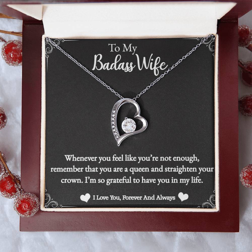 Love Necklace - To My Badass Wife