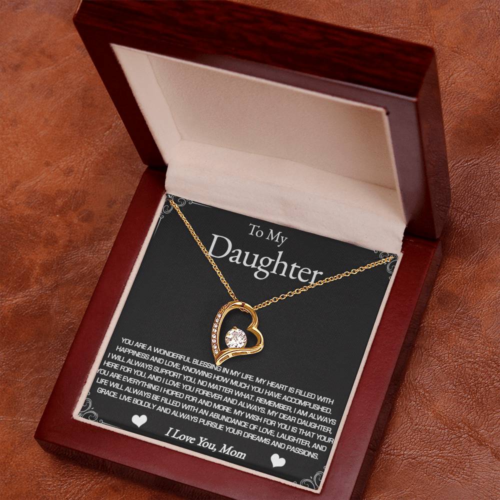 A Mother's Love Necklace To My Beautiful Daughter