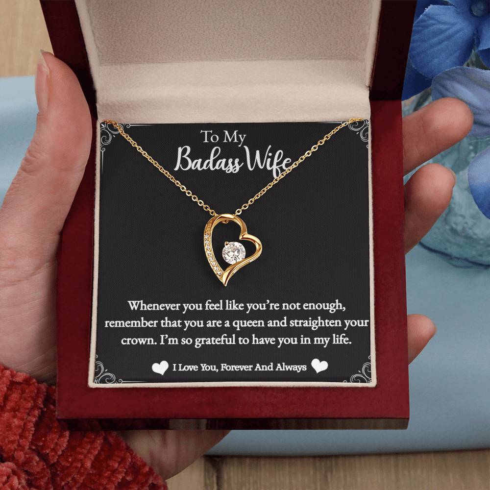 Love Necklace - To My Badass Wife