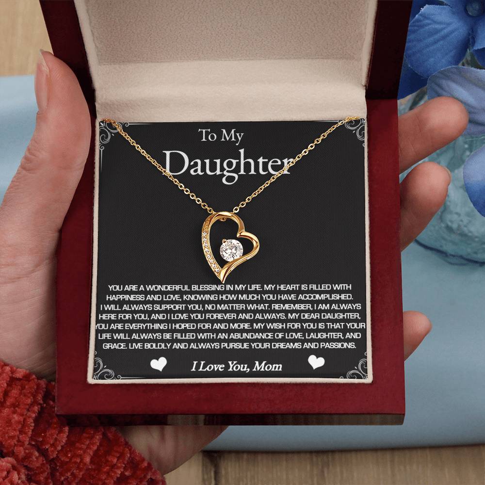 A Mother's Love Necklace To My Beautiful Daughter