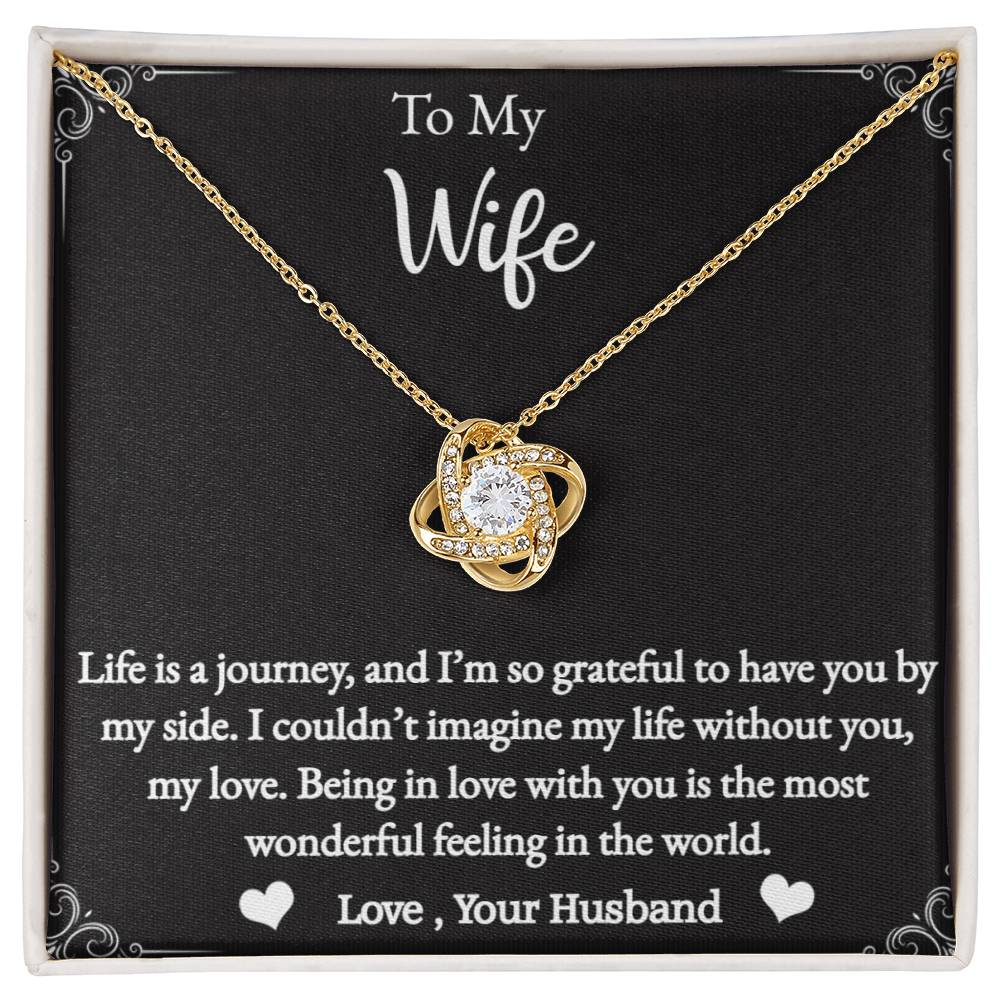 Love Knot Necklace - To My Wife