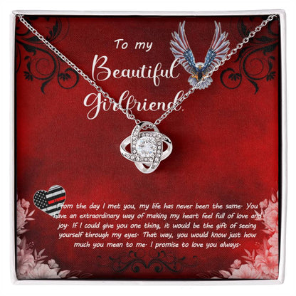 Love Knot Necklace - For Girlfriend