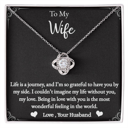 Love Knot Necklace - To My Wife