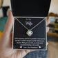Love Knot Necklace - To My Wife