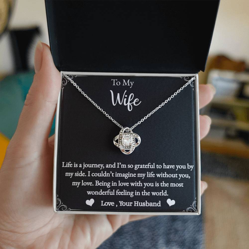 Love Knot Necklace - To My Wife