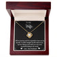 Love Knot Necklace - To My Wife