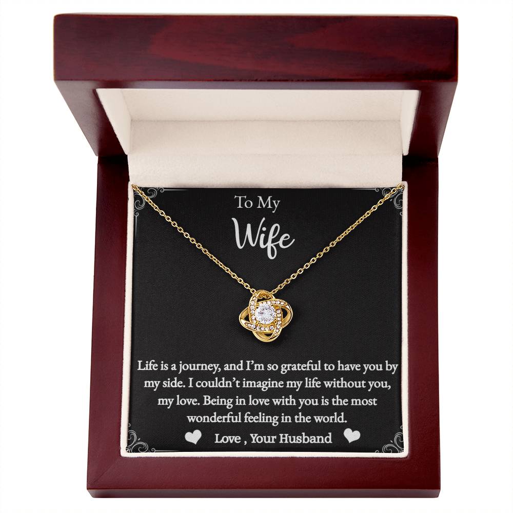 Love Knot Necklace - To My Wife