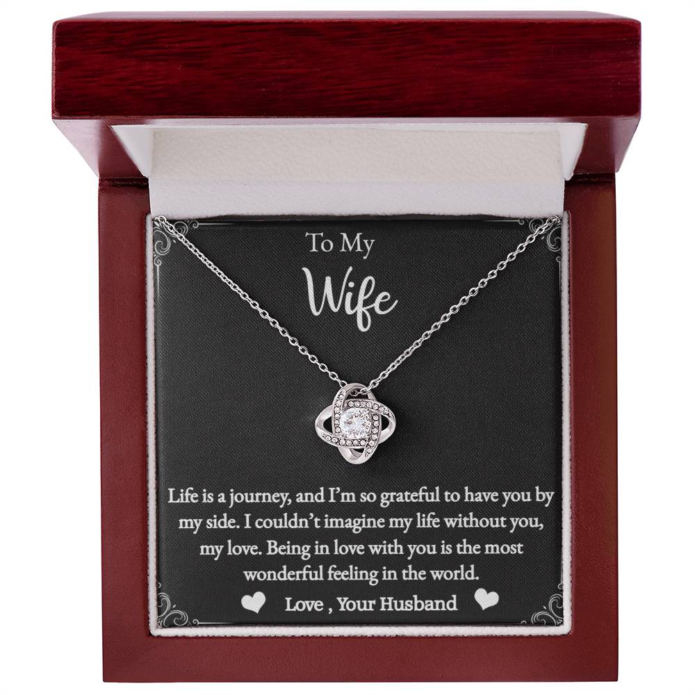 Love Knot Necklace - To My Wife