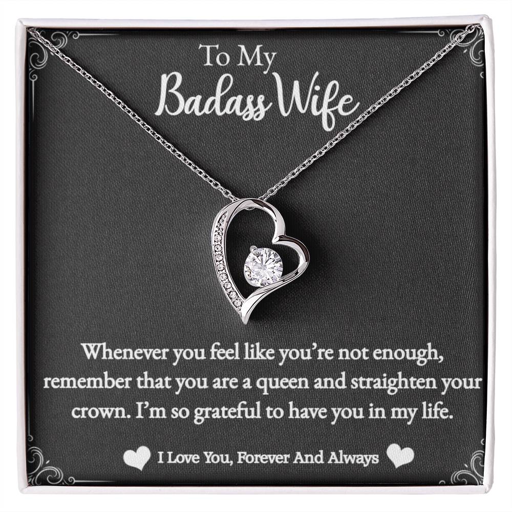Love Necklace - To My Badass Wife