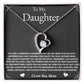 A Mother's Love Necklace To My Beautiful Daughter