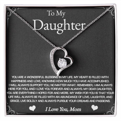 A Mother's Love Necklace To My Beautiful Daughter