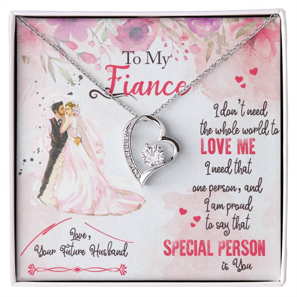 Everlasting Love Necklace for Fiancé