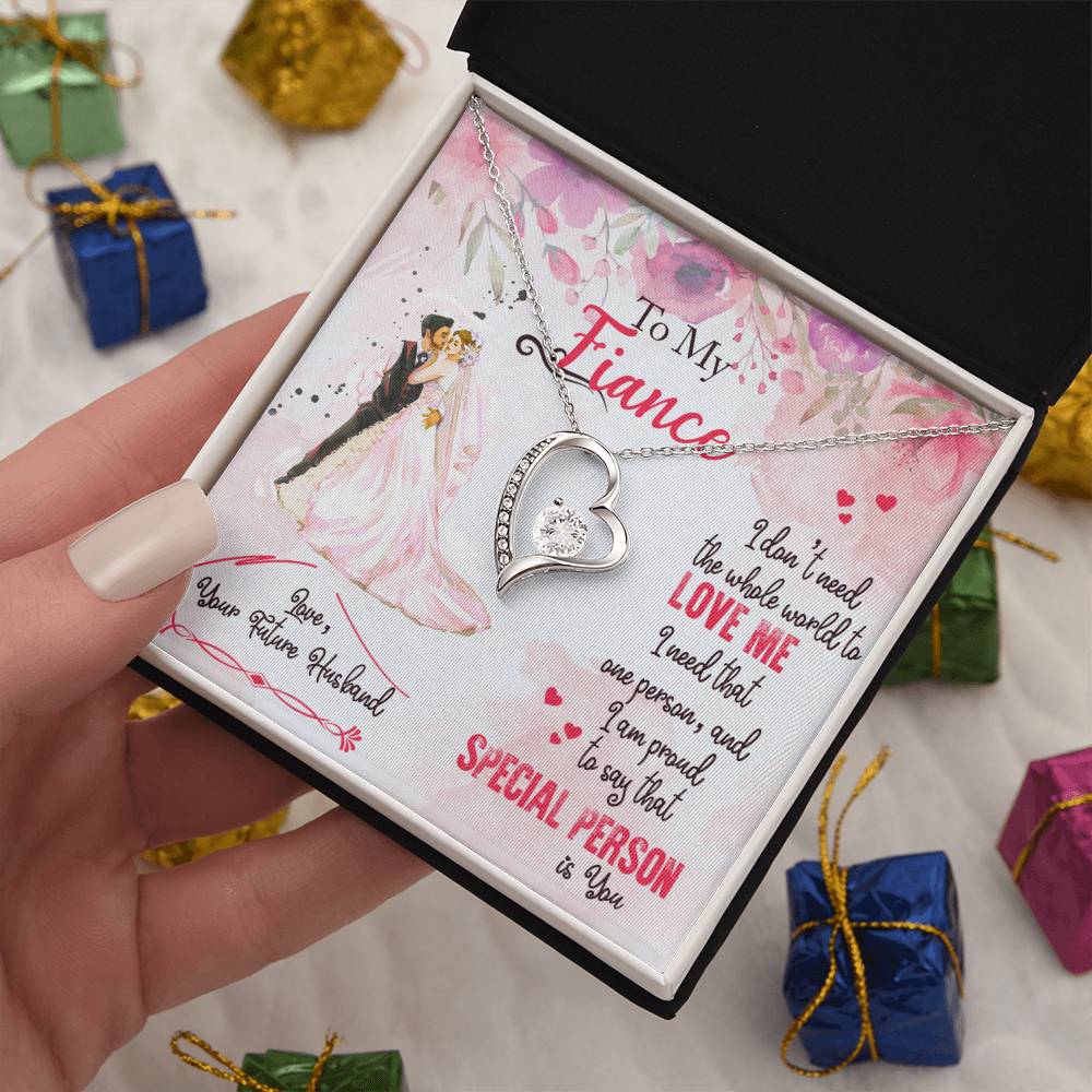 Everlasting Love Necklace for Fiancé
