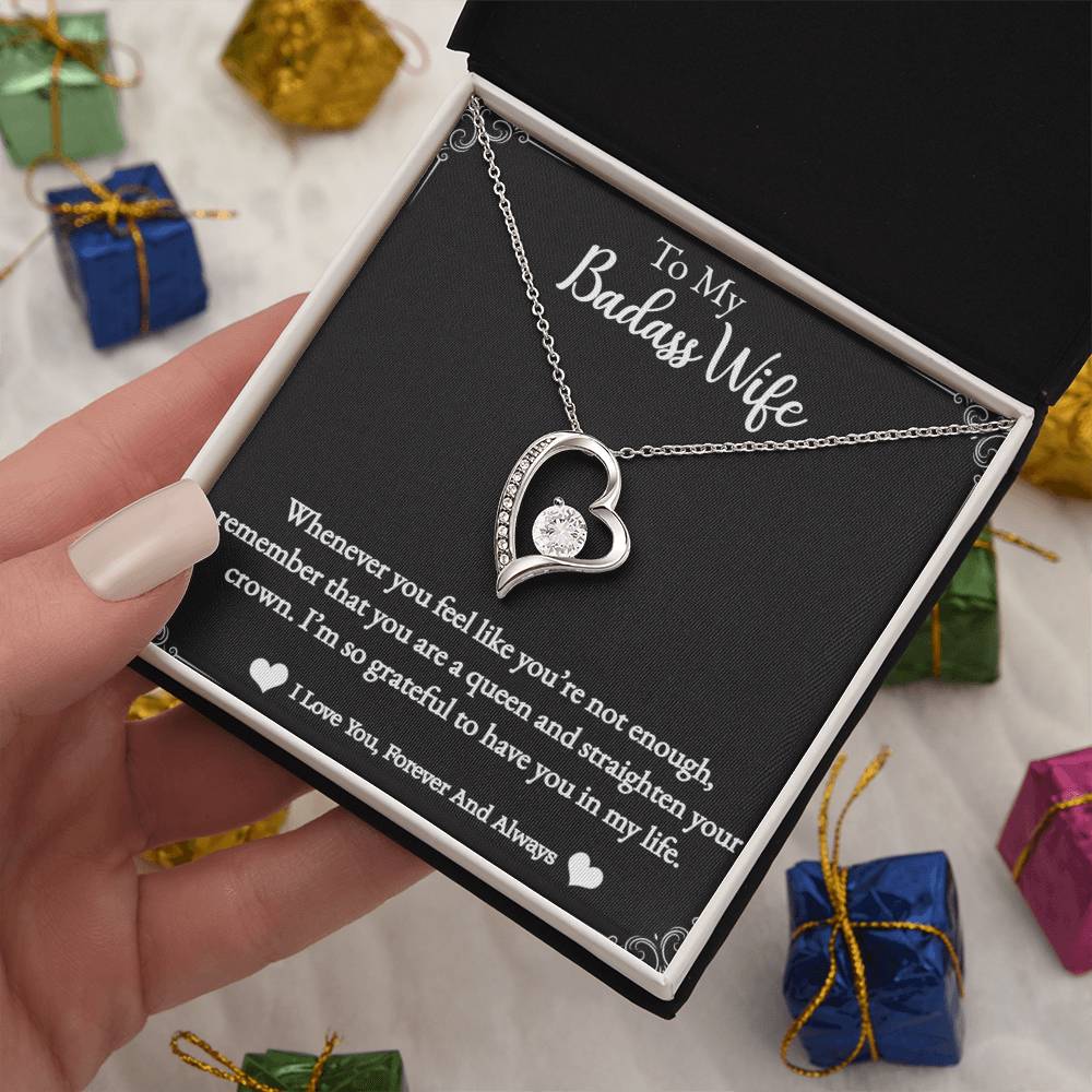 Love Necklace - To My Badass Wife