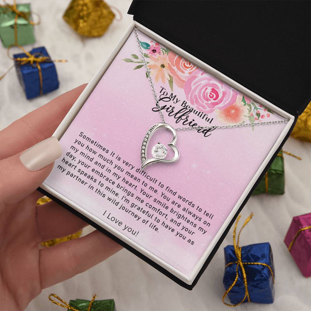 Forever Love Necklace - To My Beautiful Girlfriend