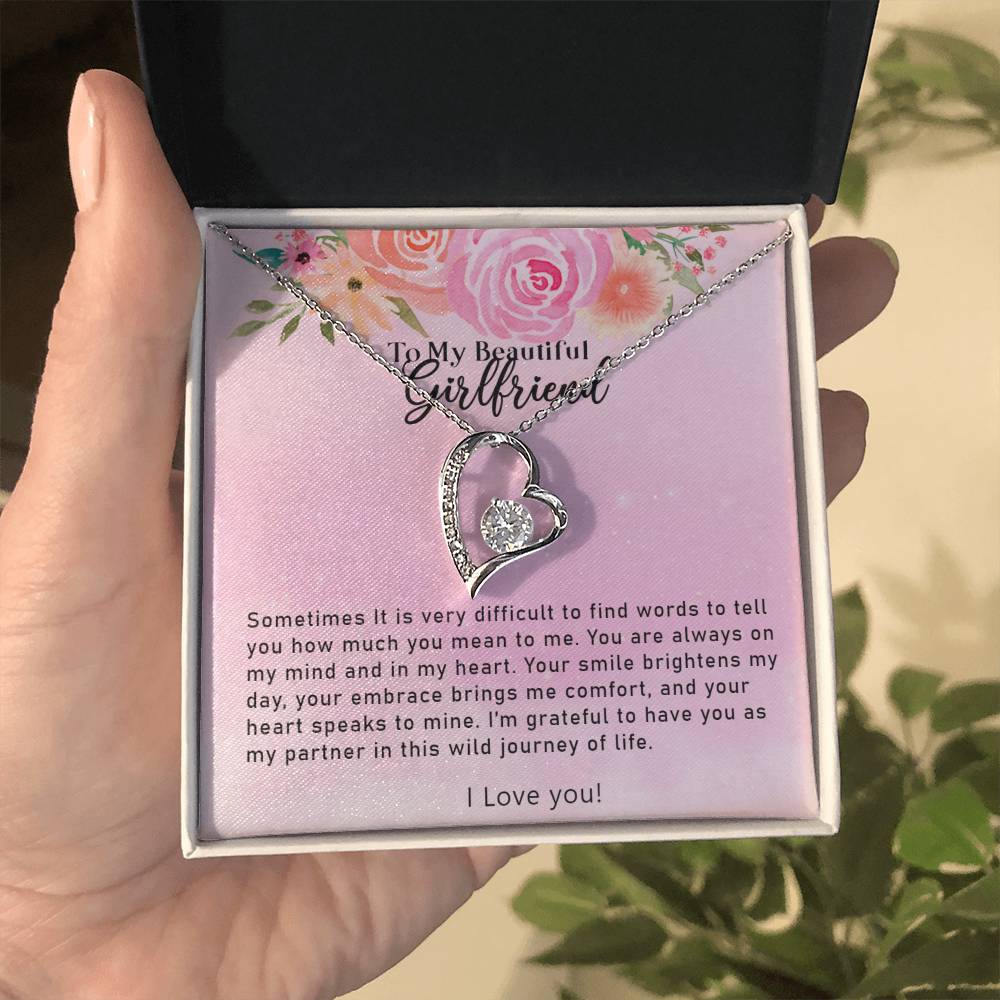 Forever Love Necklace - To My Beautiful Girlfriend