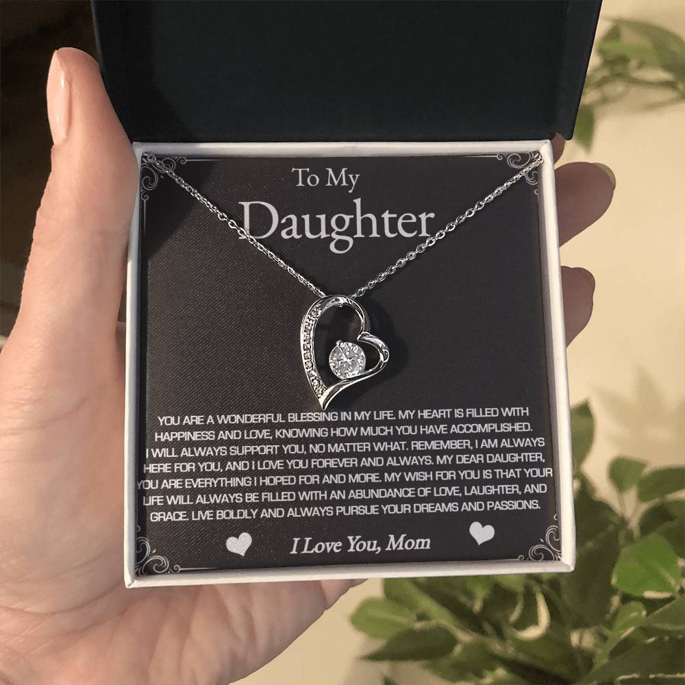 A Mother's Love Necklace To My Beautiful Daughter