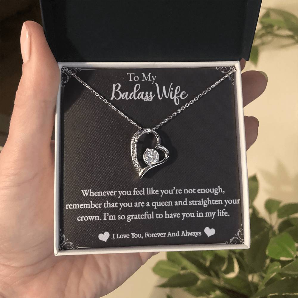 Love Necklace - To My Badass Wife