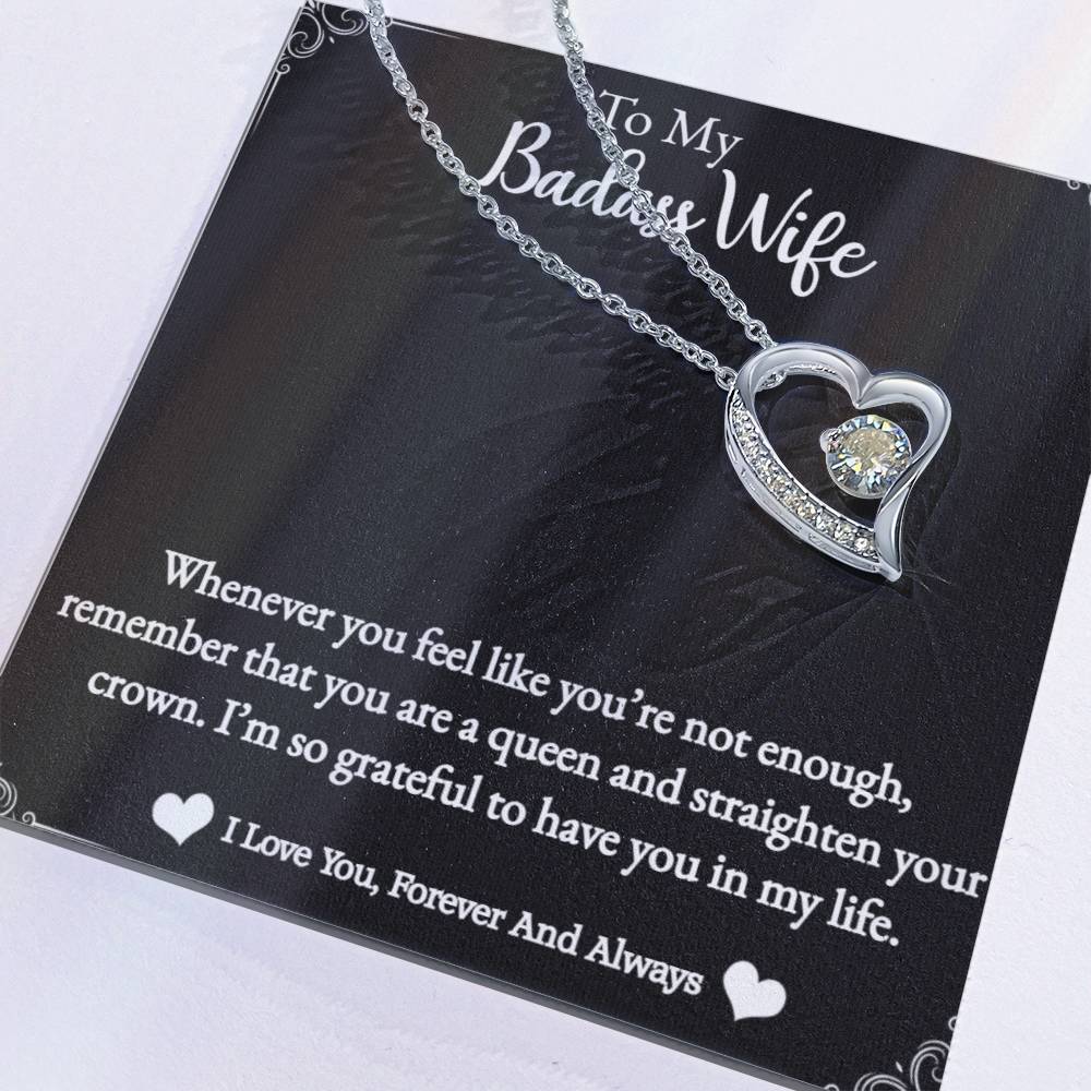 Love Necklace - To My Badass Wife