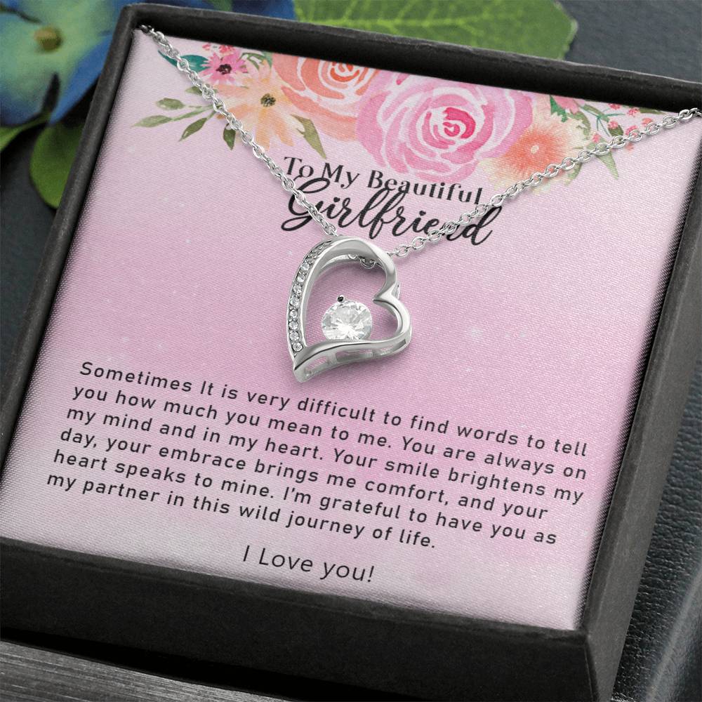 Forever Love Necklace - To My Beautiful Girlfriend