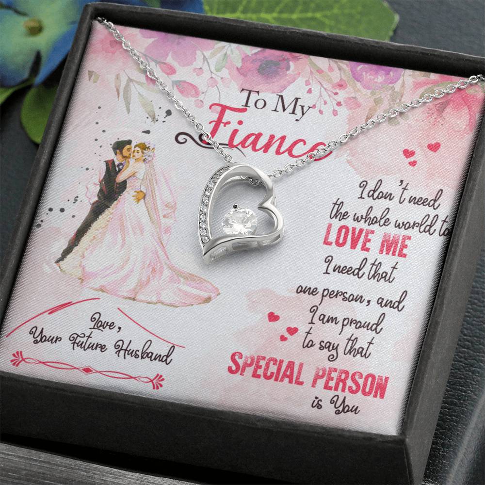 Everlasting Love Necklace for Fiancé