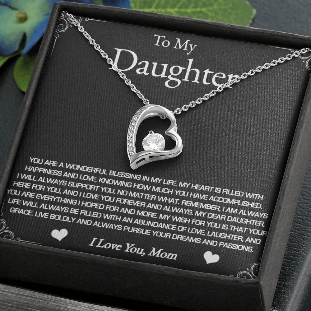 A Mother's Love Necklace To My Beautiful Daughter