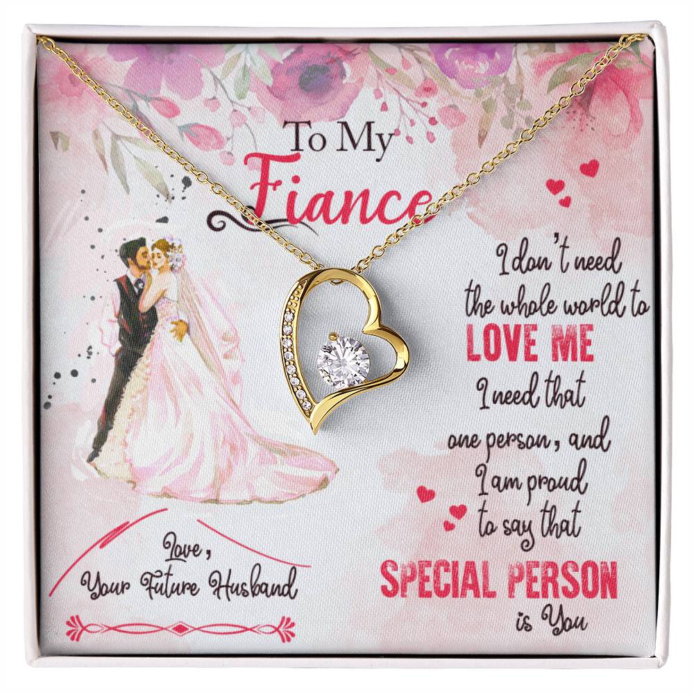 Everlasting Love Necklace for Fiancé