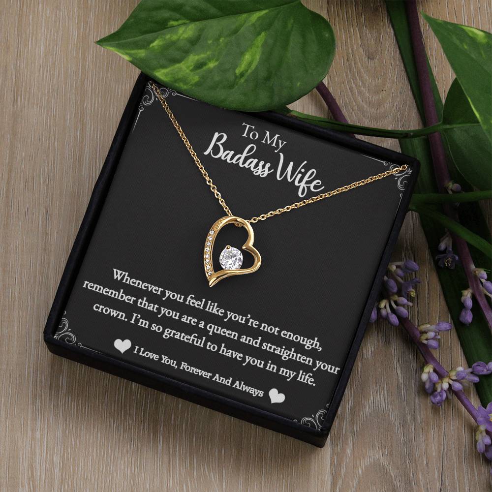 Love Necklace - To My Badass Wife