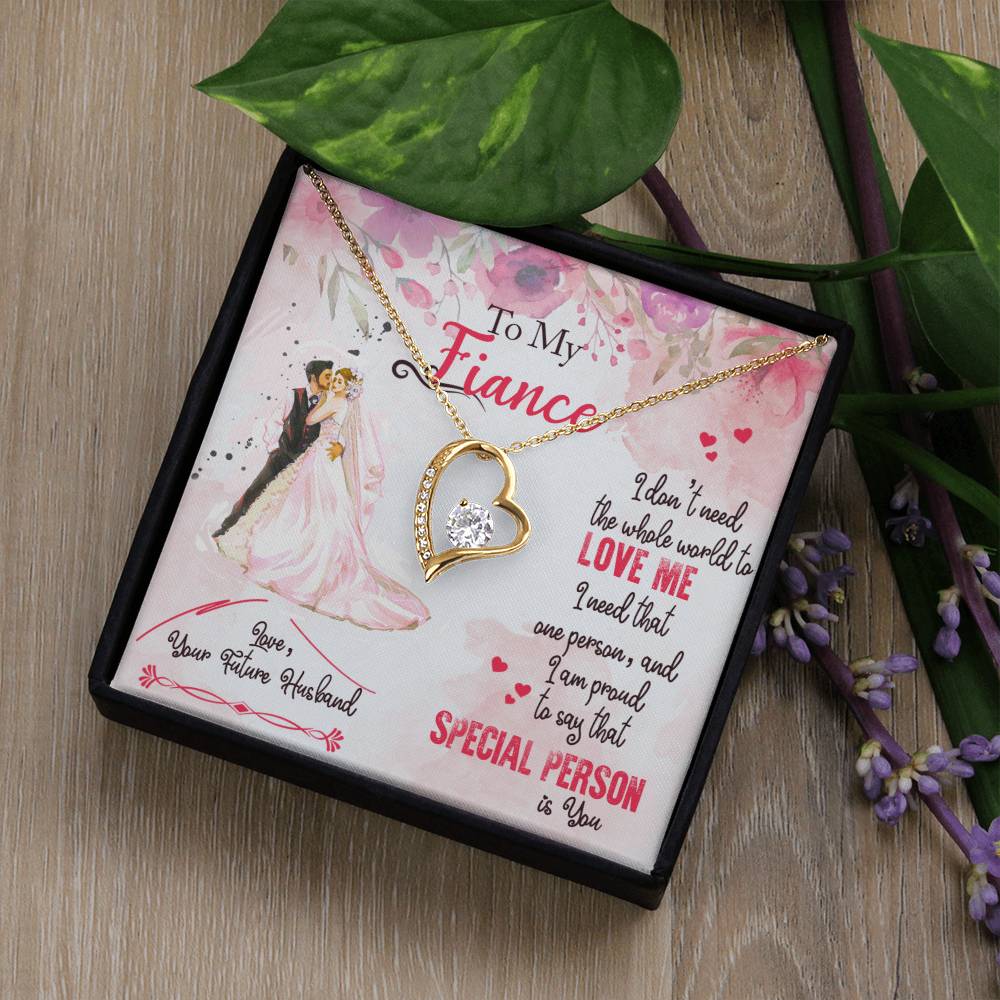 Everlasting Love Necklace for Fiancé