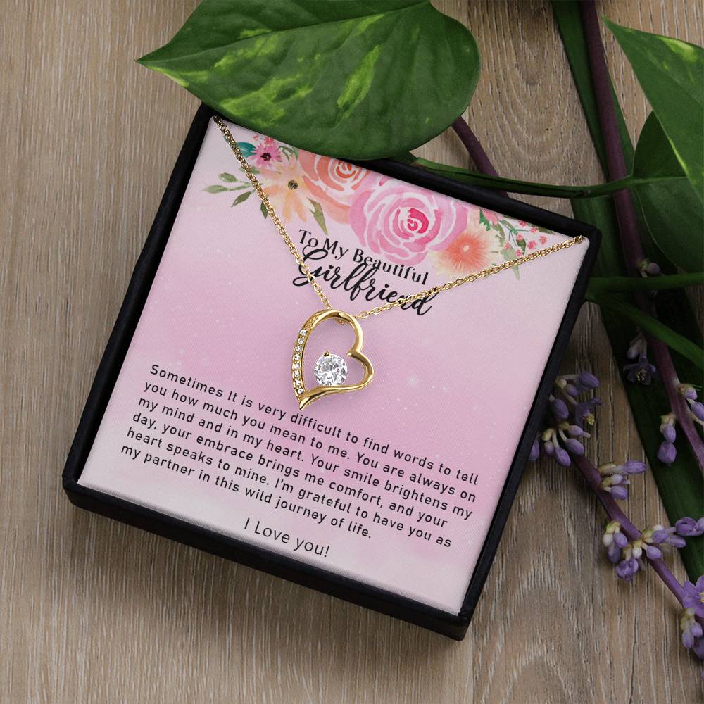 Forever Love Necklace - To My Beautiful Girlfriend