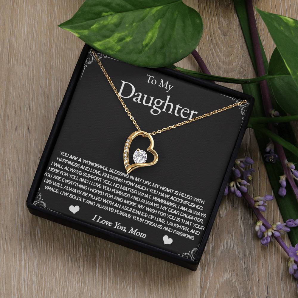 A Mother's Love Necklace To My Beautiful Daughter