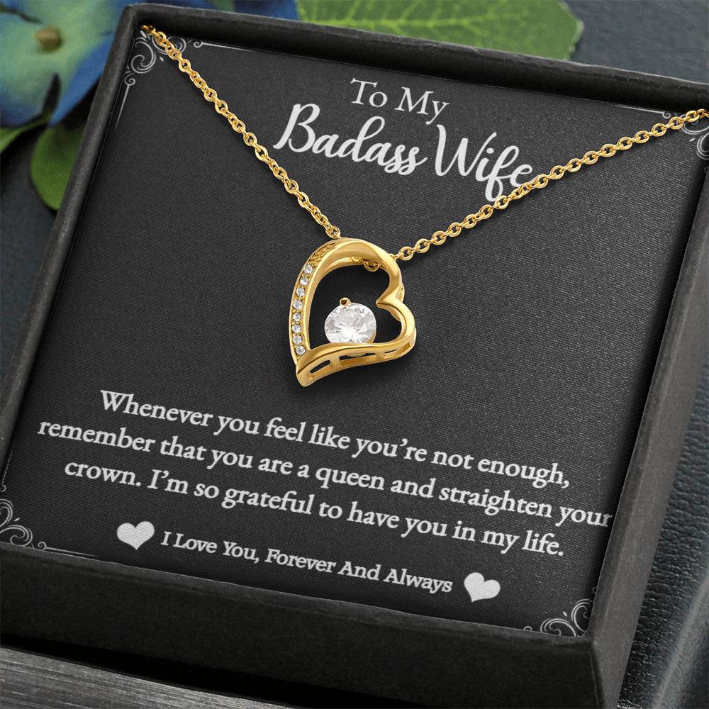 Love Necklace - To My Badass Wife