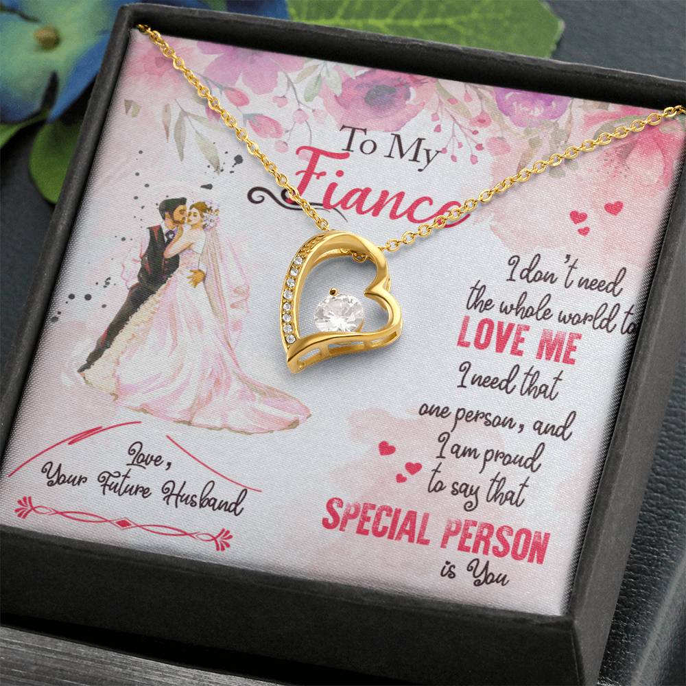 Everlasting Love Necklace for Fiancé