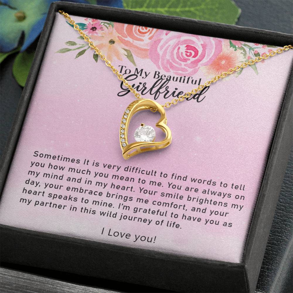 Forever Love Necklace - To My Beautiful Girlfriend